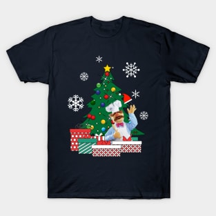 Swedish Chef Around The Christmas Tree Muppets T-Shirt